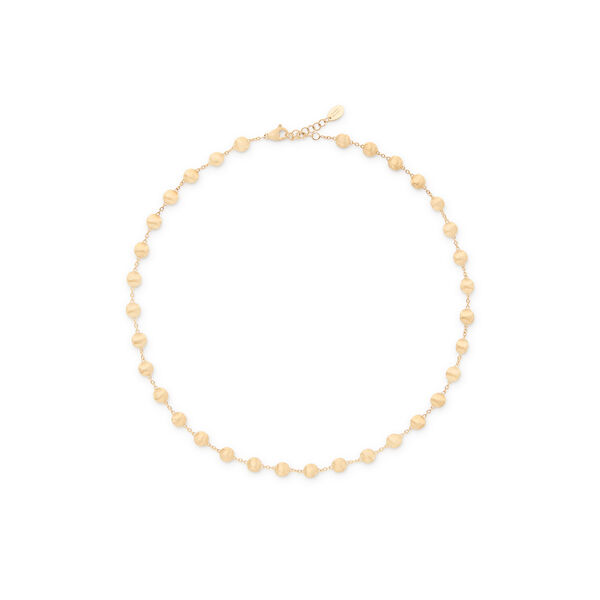 Africa Yellow Gold Bead Necklace